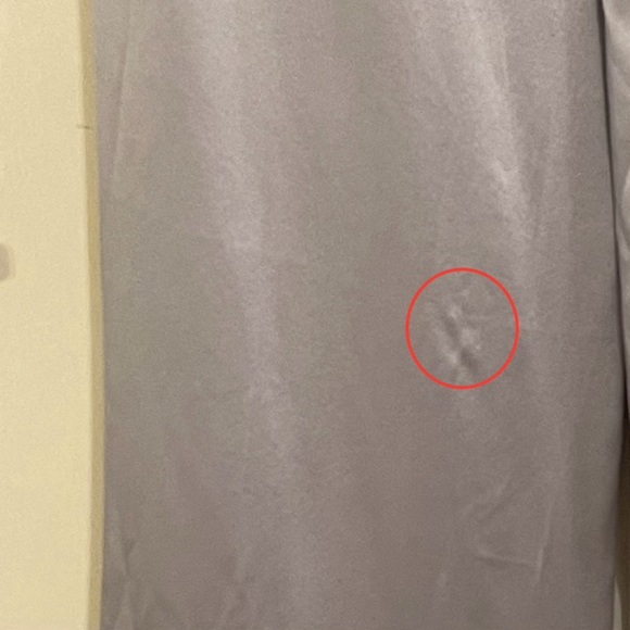 THE SEI Wide Leg Silk Trousers in Platinum - Picture 10 of 14